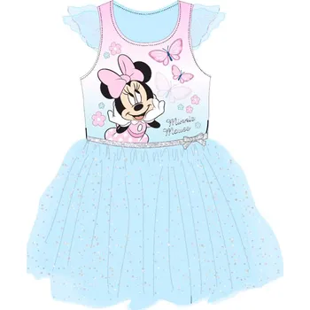 Dívčí šaty Minnie Mouse - licence Dívčí šaty - Minnie Mouse 52236341, světle modrá Barva: Modrá světle, Velikost: 110