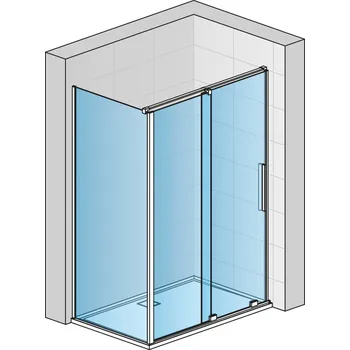 RONAL Boční stěna v 90° pro dveře v 90° na straně pevné stěny D35F30901307