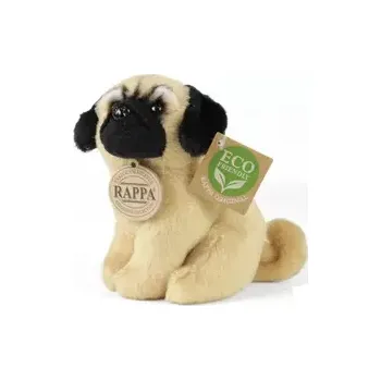 plyšák Plyšový pejsek Mops 13 cm (plyšák pes, RAPPA)