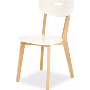 Jídelní židle Jídelní židle Niko masiv - buk/bílá - SLEVA 3% s kodem radost25