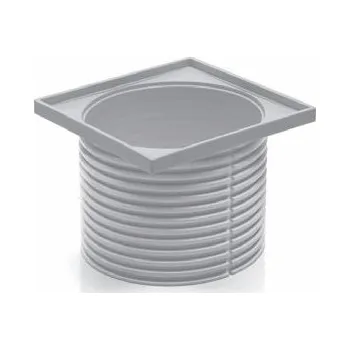 Odvodňovací žlab ND-Nástavec pro mřížku 125x125 černý