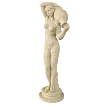 Zahradní dekorace ZahradniDekorace zahradní socha - Akt se džbánem, výška 28 cm, 0,9 kg