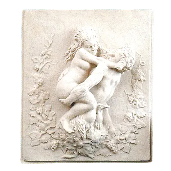 Zahradní dekorace ZahradniDekorace zahradní sochy - Satyr - reliéf, výška 34 cm, 4 kg