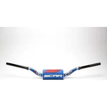 Řídítka SCAR RACING ŘÍDÍTKA 28.6MM MODEL YAMAHA YZ/YZF BARVA MODRÁ/ČERNÁ HOUBA MODRÁ/ČERNÁ/BÍLÁ