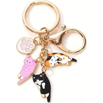 Přívěsek na klíče s kočkou