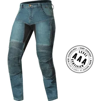 Moto kalhoty Trilobite Parado Circuit 26 slim fit ladies jeans blue level 2
