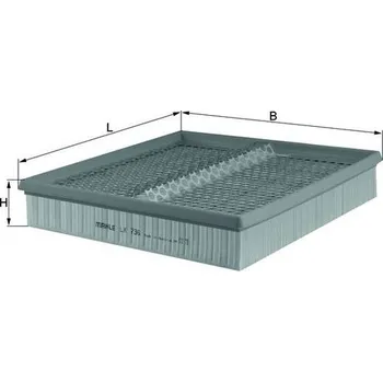 Vzduchový filtr Vzduchový filtr MAHLE LX 736