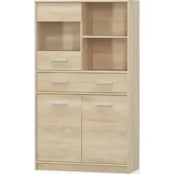 Dětský pokoj Vitrína Teyo 2D1W1S / 80 - dub sonoma - SLEVA 3% s kodem radost25