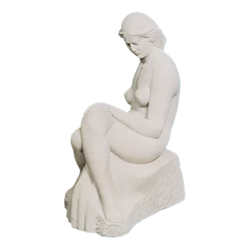 Zahradní dekorace ZahradniDekorace zahradní sochy - Sedící akt, výška 24 cm, 2,7 kg