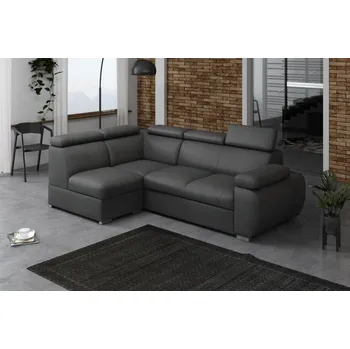 Obývací stěna Sedací souprava Bodie VII levá tmavě šedá