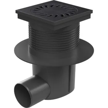 kanalizace Kanalizační vpusť boční D75, suchá klapka, límec, litinová mřížka