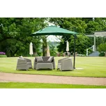 Zahradní slunečník ROMA výkyvný - ALU 2,5x2,5/8/64 - zelený - SLEVA 3% s kodem radost25