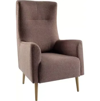 Křeslo Křeslo ušák SAMY – starorůžová/buk - SLEVA 3% s kodem radost25