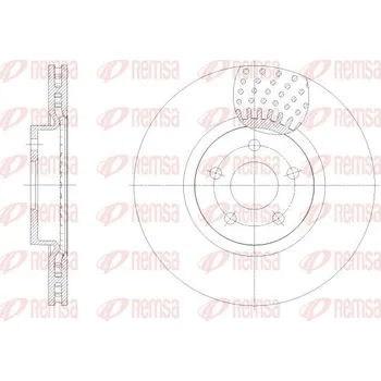 Brzdový kotouč Brzdový kotouč REMSA 62549.10
