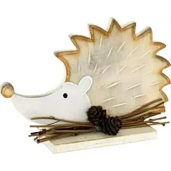 Dřevěná dekorace ježek KLA278 - SLEVA 3% s kodem radost25