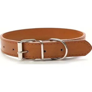 Obojek pro psa Kožený obojek pro psy (hnědý) Velikost: S