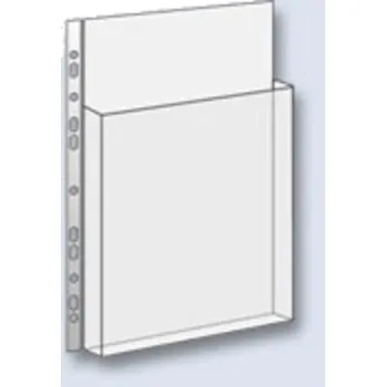 Obal A4 U euro závěs s kapsou do 2/3