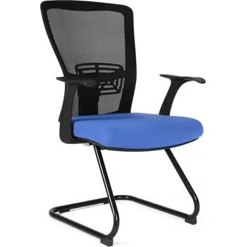 Jednací židle THEMIS MEETING - TD-11, modrá - SLEVA 3% s kodem radost25