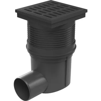 kanalizace Kanalizační vpusť boční D75, NEPTUN, plastová mřížka