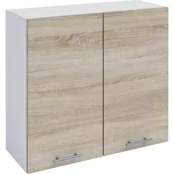 Kuchyňská linka Horní skříňka, dub sonoma / bílá, FABIANA W - 80 - SLEVA 3% s kodem radost25