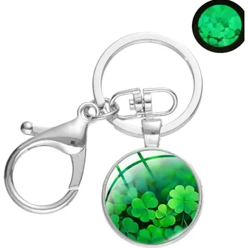 Přívěšek na klíče čtyřlístek