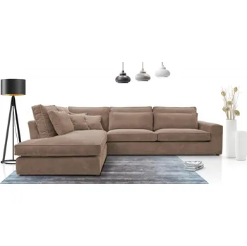 Obývací stěna Sedací souprava Carny L Lincoln 17 hnědá