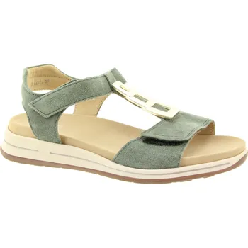 Dámské sandále ARA Dámské kožené zelené sandály 1234804-07-255 Velikost 41
