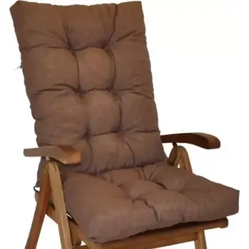 Sedací pytel Polstr křeslo vysoké - hnědý melír - SLEVA 3% s kodem radost25