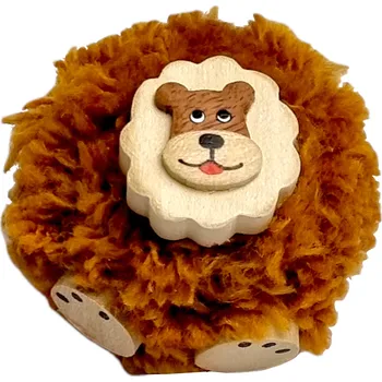 Dekorativní magnet 2Kids Toys Dřevěná magnetka velká pompon Lev