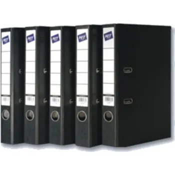 Pořadač prešpánový 5cm pákový černý