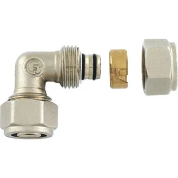 Vodovodní potrubí Svěrná spojka kolenová 20x20 pro PEX-AL