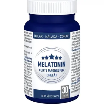 Clinical Nutricosmetics Melatonin Forte Magnesium chelát, 30 tbl.