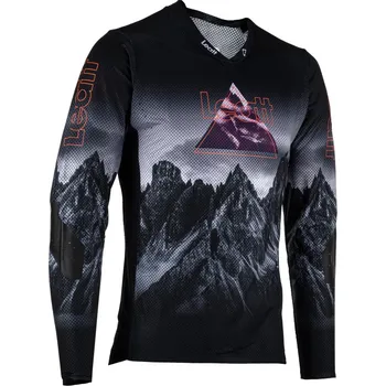 Cyklistické kalhoty LEATT BIKE JERSEY MTB GRAVITY 4.0 ALPINE COLOR BLACK VELIKOST S