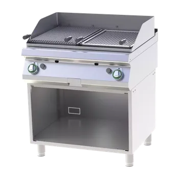 Lávový gril plynový s podestavbou | RM - GL 780 G