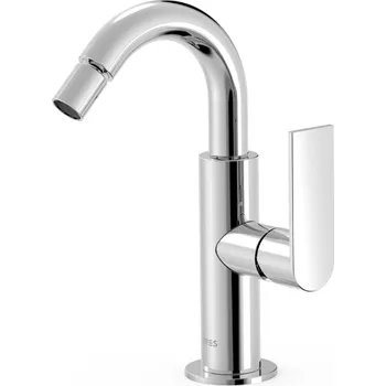 Vodovodní baterie TRES LOFT-TRES 20022401 LOFT Bidetová baterie bez automat. Odtoku, páka, perlátor, chrom