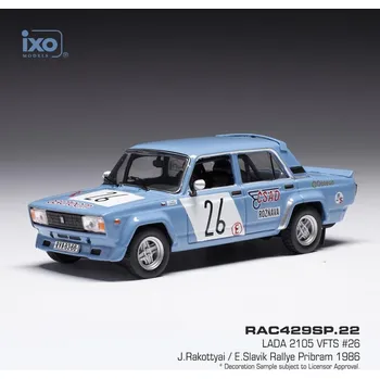 autíčko Lada 2105 VFTS - Rally Příbram 1986 #26 Rakottyai - Slávik 1:43 IXO