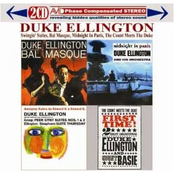 Zahraniční hudba 2CD Duke Ellington: 4 Albums: Swingin' Suites / Bal Masque / Midnight In Paris / The Count Meets The Duke 2024