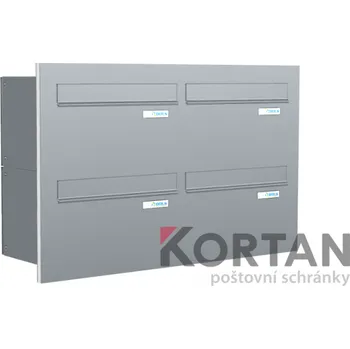 Poštovní schránka Poštovní schránka B-247 - do dveřního panelu - lakovaná RAL 8017 - čokoládová hnědá