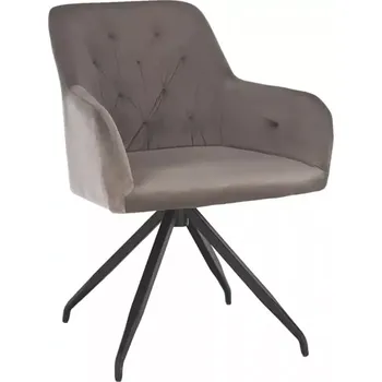 Křeslo Otočné křeslo VELEZA - šedohnědé - SLEVA 3% s kodem radost25