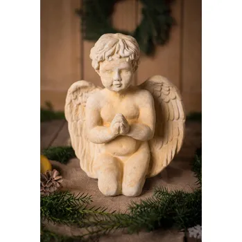 Zahradní dekorace ZahradniDekorace zahradní sochy - Anděl klečící IV, výška 38 cm, 12 kg