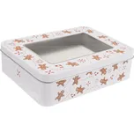 Dóza plechová PERNÍČEK O0352 - 18 x 14,5 x 5 cm