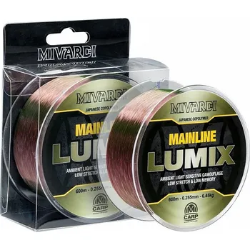 Mivardi Vlasec Lumix Mainline Camo 600 m-Průměr 0,385 mm / Nosnost 14,50 kg