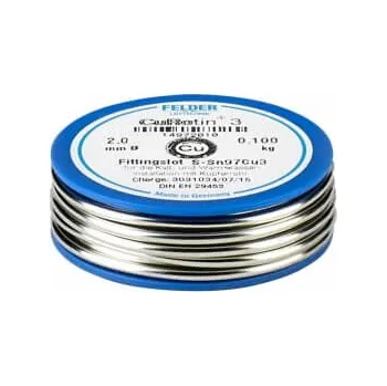 Páječka Cu pájka S-Sn97Cu3, 2 mm, 100g