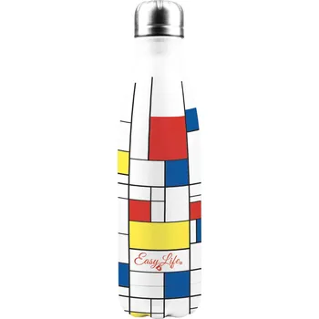 Termohrnek Easy Life, Itálie Easy Life - Cestovní lahev Mondrian - 500 ml Barva: jako na obrázku