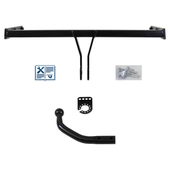 Tažné zařízení Oris tažné zařízení pevné včetně TowTec elektropřípojky 7pólové univerzální - AUDI A4 B9 Avant