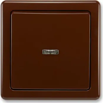 vypínač 3557G-C91342 H1 Ovládač zapínací s průzorem, řazení 1/0So, 10/S, hnědá, ABB Swing