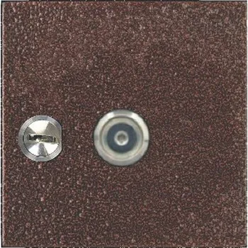 4FN 231 26.1/M Modul RAK DEK KARAT, antika měděná s OPJ a DP (se zámkem) USB, Tesla Stropkov