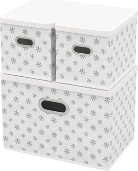 Úložný box HomeLife Úložný box s víkem 3 ks