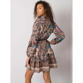 Dámské šaty Dámské šaty s potiskem MILAH černé