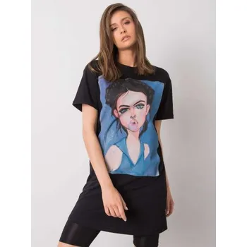 Dámská tunika Dámská tunika s potiskem Eira SUBLEVEL černá